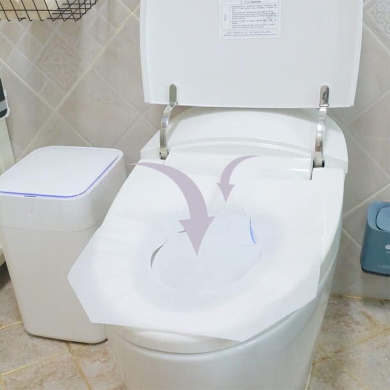 Greenour Disposable Toilet Seat Cover Flushable and Biodegradable Paper Toilet Seat Cover for Adults and Kids, Great for Hotel, Business and Commercial-4 Packs of 250 - Image 4